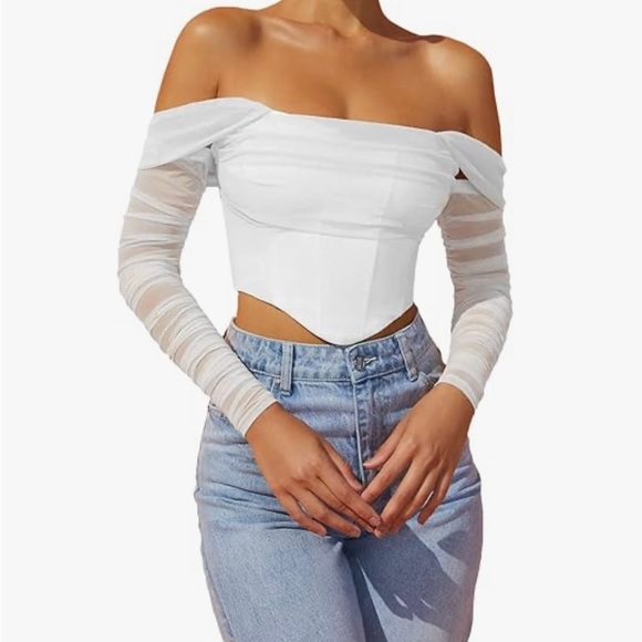 Amazon mesh corset top (never worn) - Picture 1 of 4